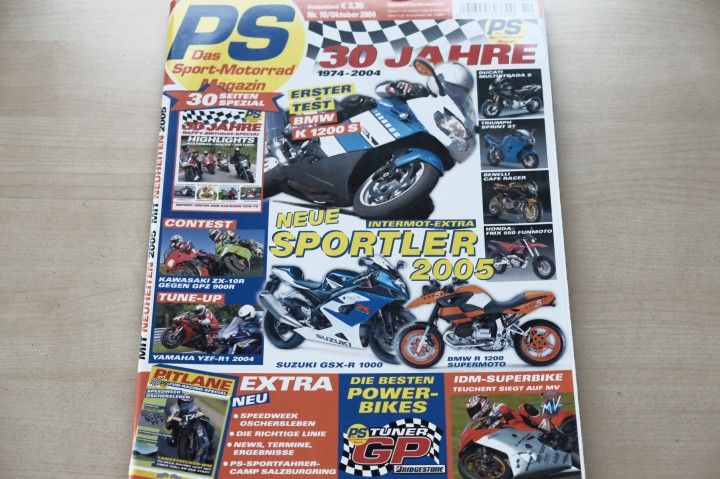 Deckblatt PS Sport Motorrad (10/2004)
